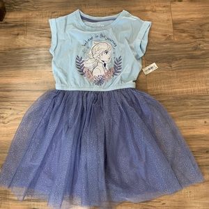 Girl’s Spotted Zebra Frozen Tutu Dress